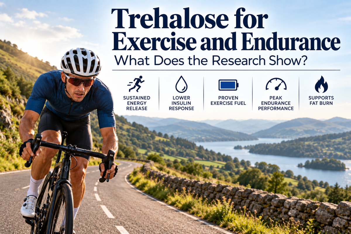 Trehalose for exercise and endurance showing sustained energy, exercise fuel and endurance performance